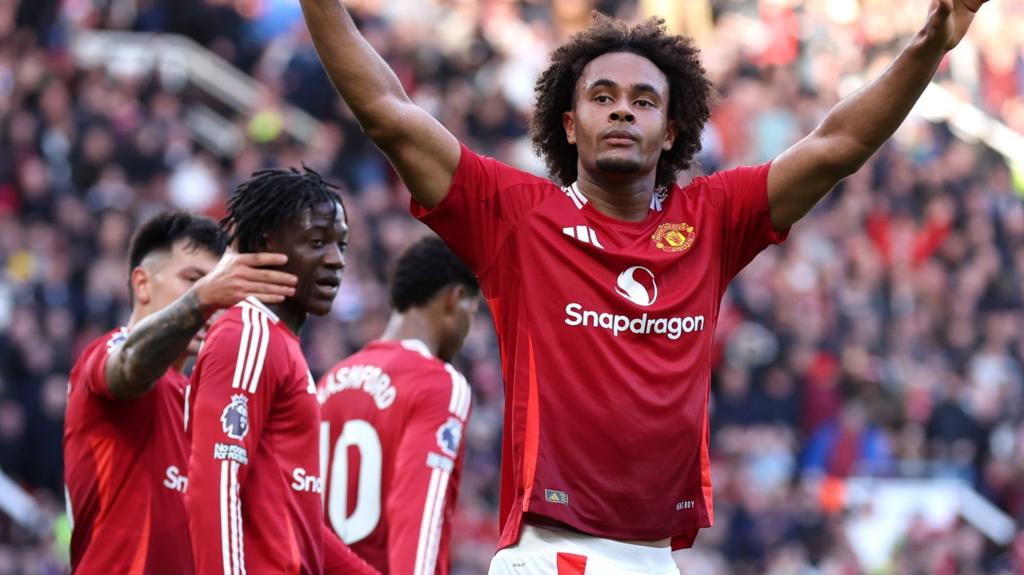 Manchester United F.C. vs Everton F.C. standings